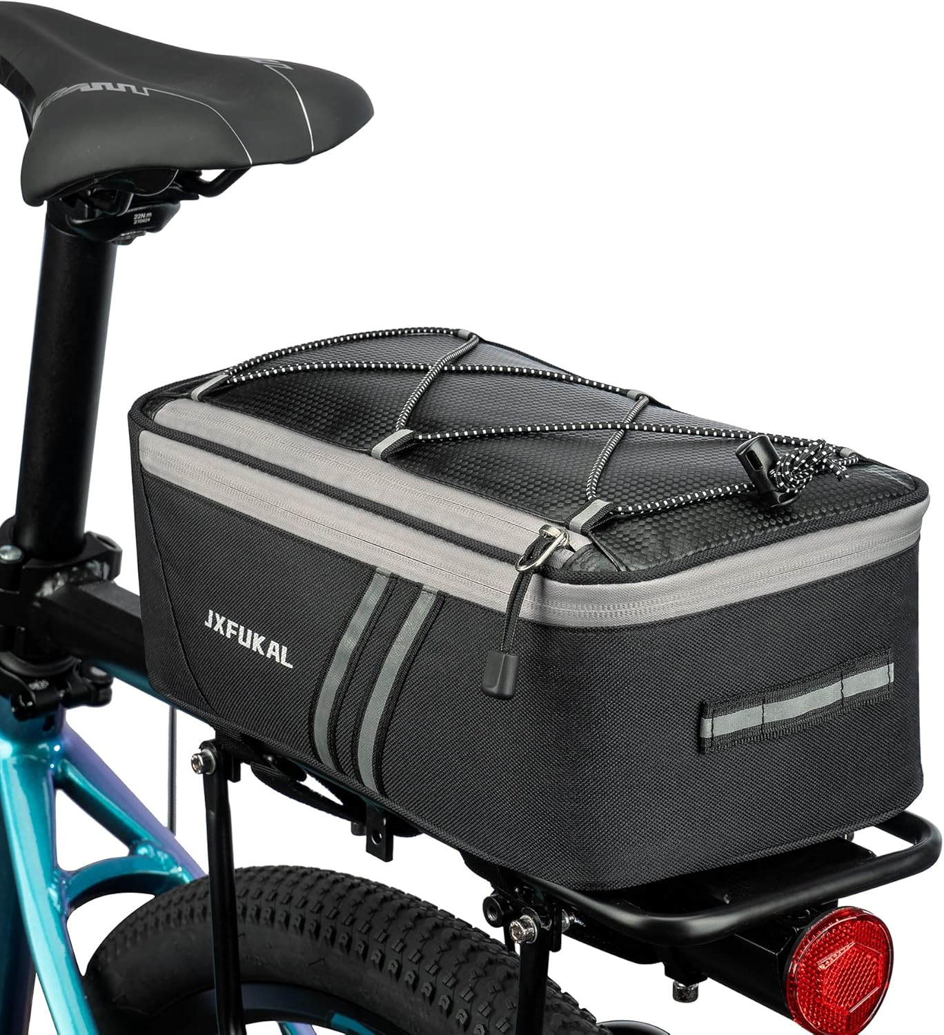 Rear Bike Rack Bag with Rain Cover